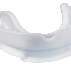 closeup of mouthguard for protecting dental implants in Dallas, GA