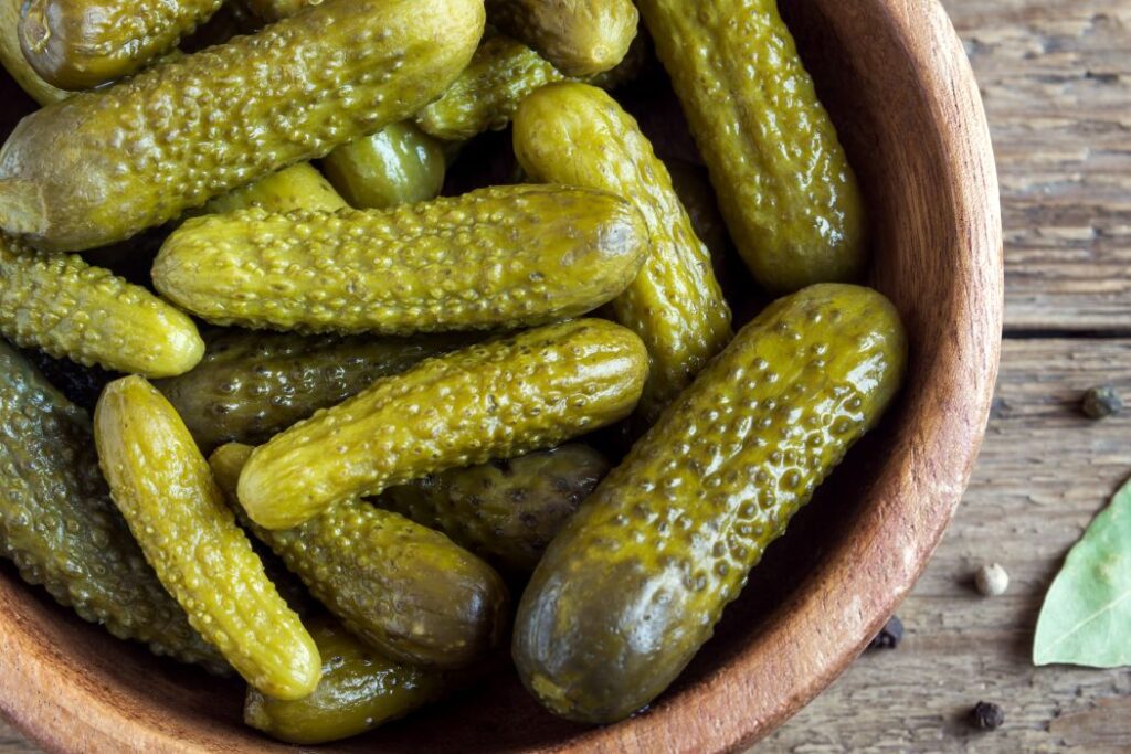 A barrel of pickles