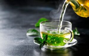 Green tea. 